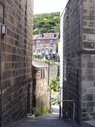 Staithes Bistro 6 - the footpath along side.JPG
